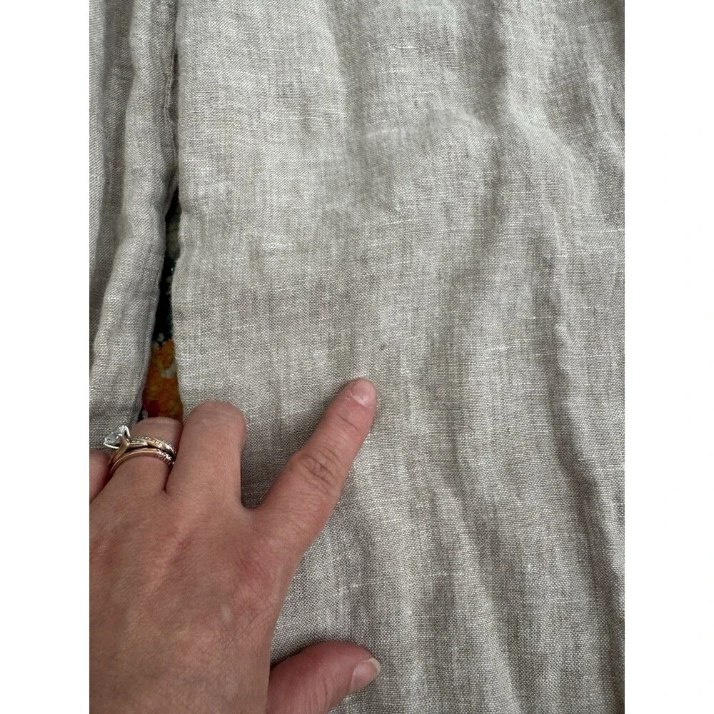 QUINCE Women's 100% European Linen Pajama Pants Size Medium
